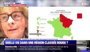 "La crainte que j'ai, c'est pour les activités touristiques." La présidente de la région Bourgogne-Franche-Comté demande une aide financière supplémentaire pour les régions rouges