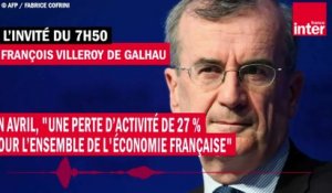 François Villeroy de Galhau : en avril, "une perte d’activité de 27 % pour l'économie française"