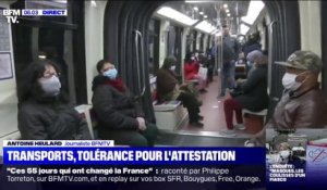 Dernier jour de tolérance dans les transports franciliens pour ceux qui n'ont pas d'attestation employeur aux heures de pointe