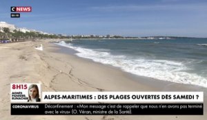 Alpes-Maritimes : des plages ouvertes dès samedi ?