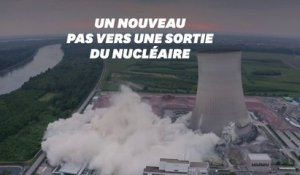 La centrale nucléaire allemande de Philippsburg démolie dans une explosion spectaculaire