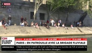 Déconfinement : en patrouille avec la brigade fluviale de Paris