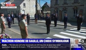 Bataille de France: Emmanuel Macron honore Charles de Gaulle