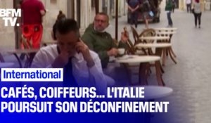Cafés, coiffeurs… L’Italie poursuit son déconfinement