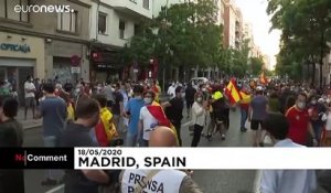 Les Espagnols, dans la rue, demandent le départ de leur Premier ministre