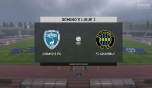 Chamois Niortais - FC Chambly Oise sur FIFA 20 : résumé et buts (L2 - 36e journée)