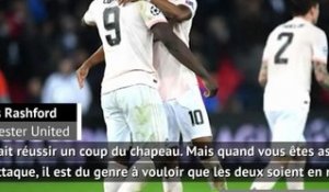 Ligue des Champions - Rashford sur son penalty face au PSG : "J'étais prêt à le laisser à Lukaku pour qu'il marque un coup du chapeau"