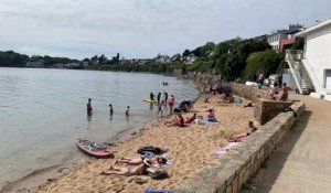 Près de Brest, une plage plus statique que dynamique