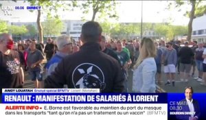 Entre 100 et 150 salariés de Renault manifestent ce mercredi à Lorient