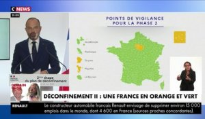 Phase 2 du déconfinement : Une France en orange et vert