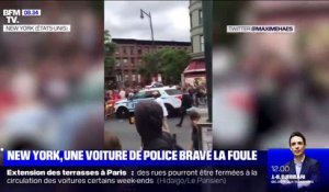 New York: une voiture de police fonce dans la foule, le maire ne veut pas "accabler les officiers"
