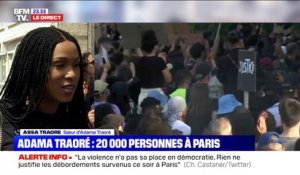Incidents à Paris: pour Assa Traoré, "le seul responsable, c'est monsieur Lallement"