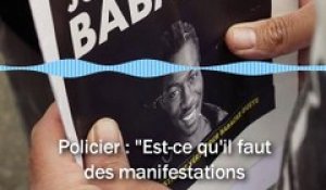 Rennes - Echange entre un policier et deux jeunes