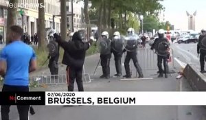 No Comment : 10 000 personnes manifestent contre le racisme à Bruxelles