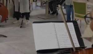 Déconfinement: L'Orchestre national de Lyon donne un concert dans un Ehpad