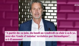 Antoine de Caunes présent tout l'été sur Canal + : il dévoile ses projets