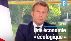 Une « reconstruction écologique » réconciliant «production et climat», annonce Macron