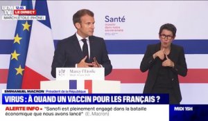 Emmanuel Macron: "Cette crise nous a montré que nous devons continuer à produire dans notre pays"