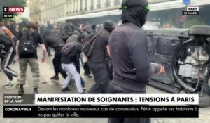 Manifestations de soignants : tensions à Paris