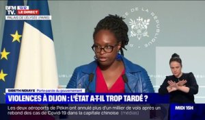 Sibeth Ndiaye sur les violences à Dijon: "Nous avons porté attention à la situation avec une intervention proportionnée"