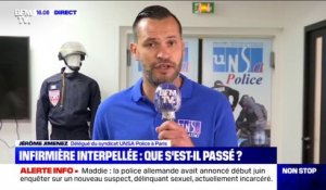 Pour Jérôme Jimenez (UNSA Police), l'interpellation de l'infirmière à Paris était "mesurée et proportionnelle"