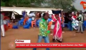 Un violent vent chasse Sidiki Konaté et le RHDP de Zouan-Hounien chez Mabri