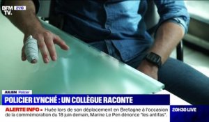 "Ils balancent des pavés à bout portant pour nous faire mal": un collègue du policier lynché à Paris raconte