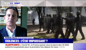 Manuel Valls: "Il faut que l'État soit clairement derrière les forces de l'ordre"