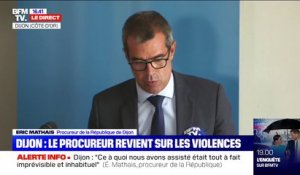 Pour le procureur de la République de Dijon, "l'origine de tout cela, sont des violences sérieuses sur un jeune homme de la communauté Tchétchène"