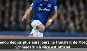 Transferts - Morgan Schneiderlin rejoint l'OGC Nice