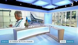 Ardèche : à 71 ans, un médecin s'installe
