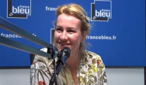 Émilie CHALAS au micro de France Bleu Isère