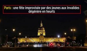 Paris : une fête improvisée par des jeunes aux Invalides dégénère en heurts