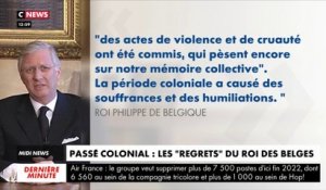 Passé colonial : les «regrets» du roi des Belges aux Congolais