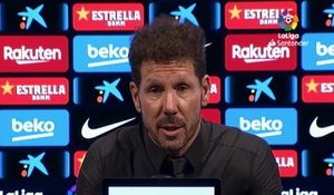 33e j. - Simeone "très heureux" de la prestation de ses joueurs contre le Barça
