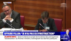 La procureure générale de Paris dit "ne pas avoir eu d'instruction" dans l'affaire Fillon