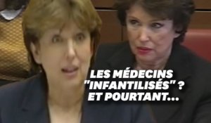 Bachelot tance des médecins "infantilisés" et pourtant quand elle était ministre...