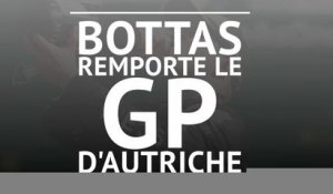 F1 - Bottas remporte le GP d'Autriche