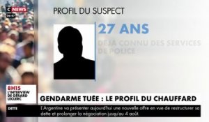 Gendarme tuée : le profil du chauffard