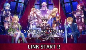 Sword Art Online Alicization Lycoris - Trailer de lancement