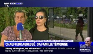 La femme du chauffeur de bus agressé à Bayonne: "Il y a eu une extrême violence, on ne peut pas se déchaîner sur quelqu'un comme ça"