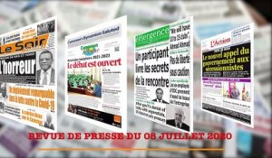 REVUE DE PRESSE CAMEROUNAISE DU 08 JUILLET 2020