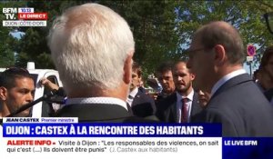 Jean Castex à Dijon: "Les responsables des violences, on sait qui c'est, nous appelons à ce qu'ils soient sanctionnés"