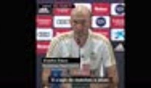 Zidane ne veut pas parler du titre