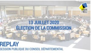 [SESSION] - 13 juillet 2020 : élection de la commission permanente et des vice-présidents