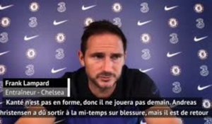 Chelsea - Lampard : "Kanté est forfait contre Norwich"