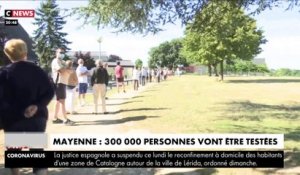 Mayenne : 300.000 personnes ont été testées ce lundi
