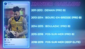 Portrait de Xavier Gaillou, basketteur professionnel