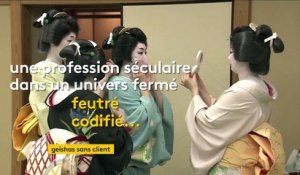 Culture : au Japon, des geishas se retrouvent sans clients