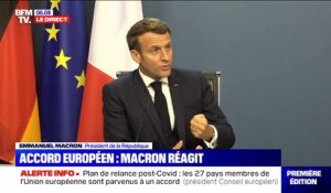 Plan de relance européen: Emmanuel Macron salue un accord "historique"